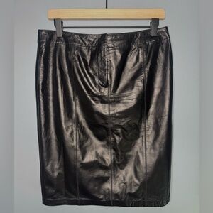 Nine West 100% Leather Skirt | Size 8